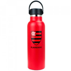 Garrafa Térmica Flamengo 500ml em Aço Inox Mileno
