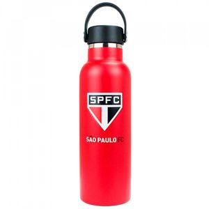 Garrafa Térmica São Paulo FC 500ml em Aço Inox Mileno