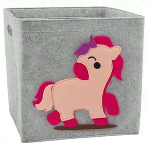 Cesto Organizador Multiuso 30x30cm em Poliéster Y888