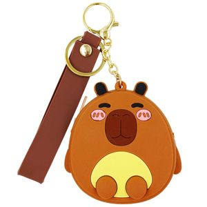 Chaveiro Porta Moeda Capivara 8x9cm em Silicone Michael Judi