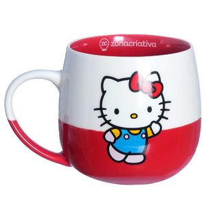 Caneca Hello Kitty 400ml em Cerâmica Zona Criativa