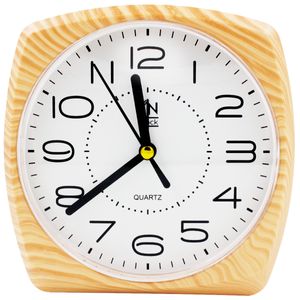Relógio de Mesa Quadrado 13,5cm em Plástico Imporiente