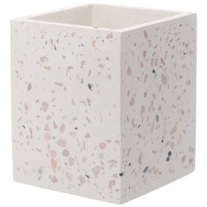 Organizador Quadrado Terrazzo 10x8cm em Mármore Lyor