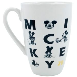 Caneca Mickey Mouse Letras 350ml em Porcelana NDI