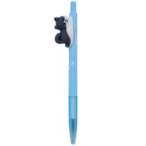 Caneta Esferográfica Gatinho 15cm em Plástico Wincy