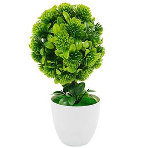 Vaso C/ Planta Artificial 23cm em Plástico Imporiente