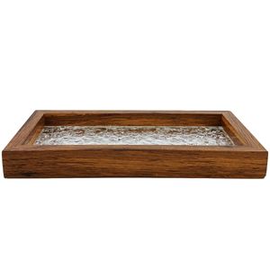 Bandeja Retangular Decorativo 11,8x21,8cm em PVC Tokyo Design