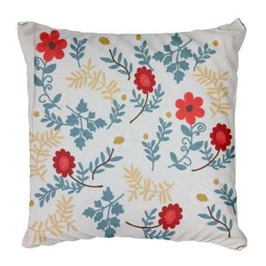 Capa P/ Almofada Flores 43x43m em Poliéster Tokyo Design