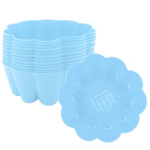 Jogo de Forma Flor 12 Peças em Silicone Top Útil