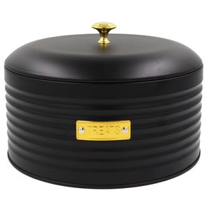 Porta Biscoitos C/ Tampa 21cm em Metal Paramount