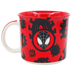Caneca Tom Homem Aranha 350ml em Cerâmica Zona Criativa