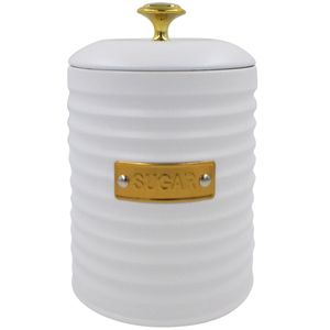 Lata Sugar C/ Tampa Friso 15,5cm em Metal Paramount