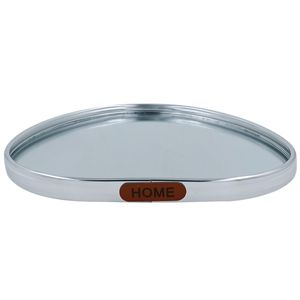 Bandeja Espelhada 20cm em Metal Fu Xing