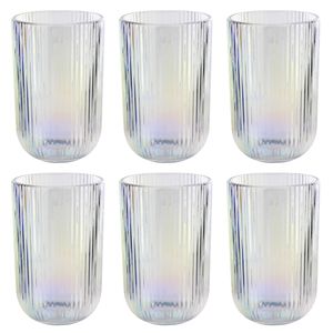 Jogo de Copos Versalhes 6 Peças 460ml em Vidro Kehome