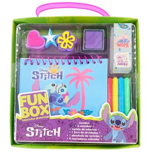 Kit Livro Fun Box Stitch C/ Cartela de Adesivos DCL Editora