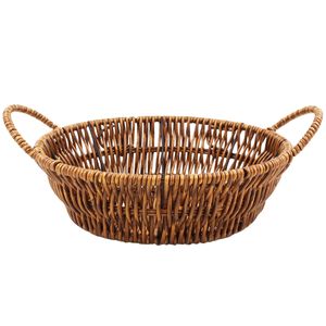 Cesto Redondo C/ Alça 21,5cm em Plástico Fu Xing