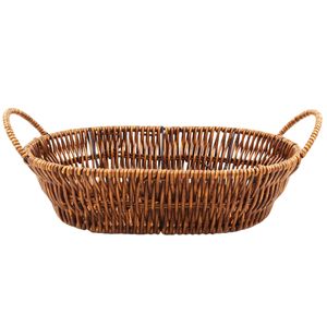 Cesto Oval C/ Alça 26,5cm em Plástico Fu Xing