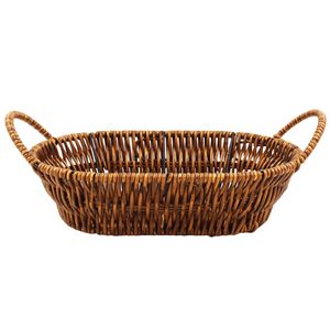 Cesto Oval C/ Alça 23cm em Plástico Fu Xing