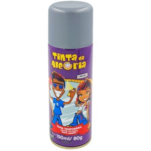 Tinta da Alegria Temporária P/ Cabelo 150ml em Metal Ima Aerossóis