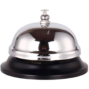 Sino de Mesa Decorativo 6x8,5cm em Metal Megagift