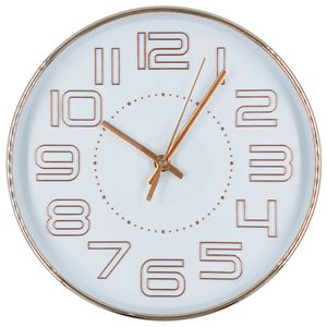 Relógio de Parede Analógico 25cm em Plástico Y888