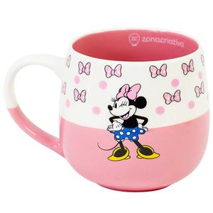 Caneca Maggie Minnie Mouse 400ml em Cerâmica Zona Criativa