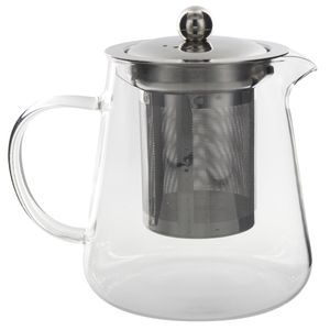 Chaleira C/ Infusor + Tampa 550ml em Vidro Fu Xing