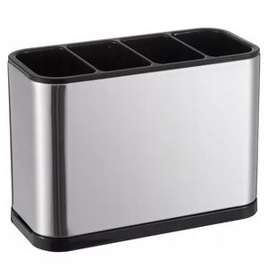 Porta Talher Retangular 17,5x13cm em Metal Fu Xing