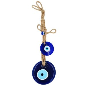 Enfeite Olho Grego Amuleto 29cm em Vidro Youbai