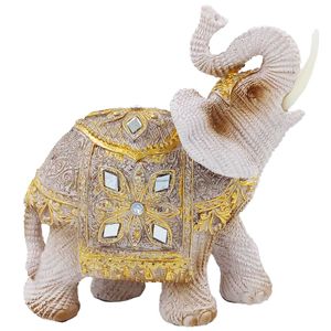 Elefante Decorativo 16x13cm em Resina Youbai