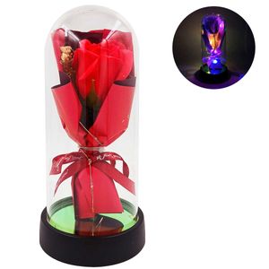 Luminária Cúpula C/ Flor 19,5cm em Plástico Y888