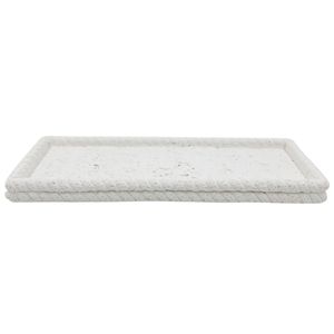 Bandeja Retangular Decorativa 29x11cm em Pedra Y888