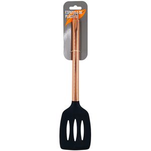Espátula de Silicone 33cm com Cabo em Metal Rose Livon