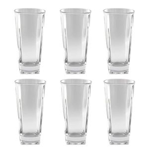 Jogo de Copos Ibiza 6 Peças 250ml em Vidro Kehome