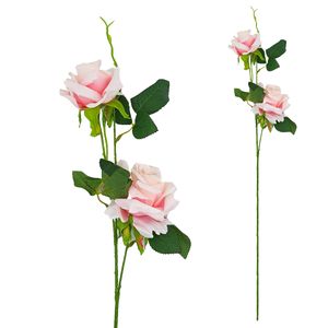 Haste Arranjo de Rosas Artificial 78cm em Plástico Bella Garden