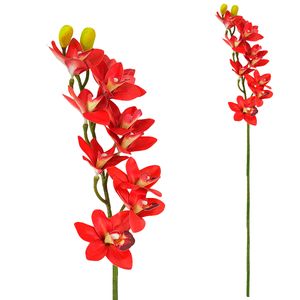 Haste Arranjo de Orquídea Artificial 74cm em Plástico Bella Garden