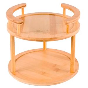 Organizador Multiuso Giratório 25cm em Bambu FWB