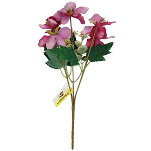 Buquê Mini Orquídea Artificial 30cm em Plástico Bella Garden