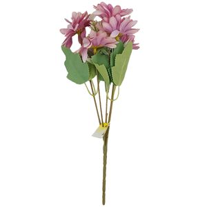 Buquê Mini Gerbera Artificial 30cm em Plástico Bella Garden