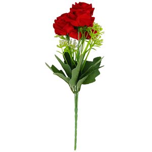 Buquê de Rosas Artificial 30cm em Plástico Bella Garden