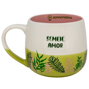 Caneca Maggie Jardinagem 400ml em Cerâmica Zona Criativa