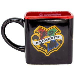 Caneca Cubo Harry Potter Hogwarts 300ml em Cerâmica Zona Criativa