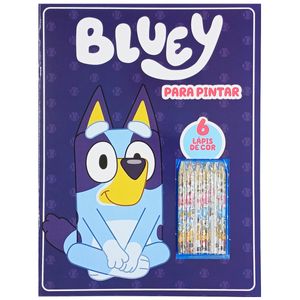 Livro Infantil Bluey P/ Colorir 27,5cm em Papel Editora Online