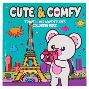 Livro Infantil Cute Comfy P/ Colorir 20,5cm em Papel Editora Online