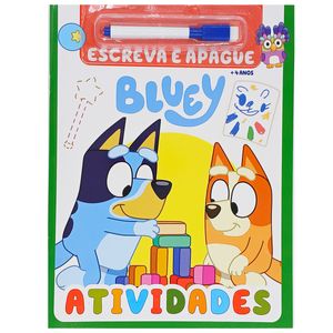 Livro Escolinha Divertida Bluey C/ Caneta 28cm em Papel Editora Online
