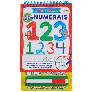 Livro Riscabook Numerais C/ Caneta 13,6x23cm em Papel Editora Online