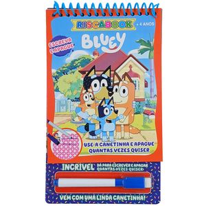 Livro Riscabook Bluey C/ Caneta 13,6x23cm em Papel Editora Online