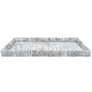 Bandeja Retangular Decorativa 18x38cm em MDF Casita