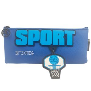 Estojo Escolar Esporte 22x9cm em Poliéster Interponte