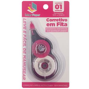 Corretivo em Fita 10cm em Plástico Interponte